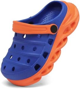 Nedaan Boys Garden Shoes Non-Slip Toddler Shoes(Toddler 6-Big Kid 5)