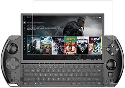 Walieoka Screen Protector Compatible with GPD Win 4,2.5D 9H Hardness Tempered Glass Protective Film,Scratch Resistant Anti-Fingerprint Crystal Clear [ 2 Pack]