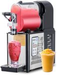 Garvee Commercial Slushie Machine, 3L/0.8 Gal slushy Machine for Home, Self-Cleaning,300W Stainless Steel Slushy Machine for Frozen Drinks, Snow Melting, for Home, Coffee Shop, Restaurant