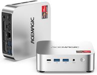 ACEMAGIC V1 Mini PC Computers, Intel Twin Lake N150(Turbo 3.6GHz), 16GB DDR4 RAM 1TB M.2 SSD Mini Desktop Computer, 4K HDMI DP/2xUSB3.2 WiFi6/BT5.2, VESA GbE, HTPC/Business Office Micro Pc