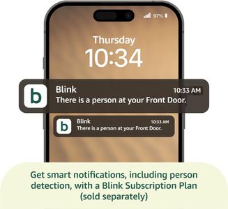 Blink Video Doorbell – Black Wireless Smart Home Security