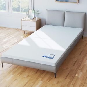 WOWTTRELAX 2-Inch Memory Foam Mattress Topper, Double Size