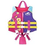 Gogokids Kids Swim Vest, Toddler Swim Vest, Swim Trainer Vest for Boys Girls, Swim Jacket Pool Vest Learn to Swim for Children 20-70Lbs, Age 1-9 Years, Pink, M