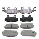 Huhu huhu 4 Sets Brake Pad Fit for CFMoto ZFORCE CF500 500 550 600 800 Z5 Z6 Z8 500CC 600CC 800CC SSV 9060-080810 9060-080910 9060-081010