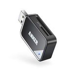 Anker 2-in-1 USB 3.0 Portable Card Reader for SDXC, SDHC, SD, MMC, RS-MMC, Micro SDXC, Micro SD, Micro SDHC Card and UHS-I Cards