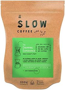 Delta Cafés Slow Coffee P1 Dripping Experience - Café Goteo 100% Molido - Cacao y Caramelo de Colombia - Aroma Floral de Etiopía - 250 g