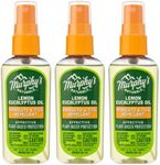 Murphy's Naturals Lemon Eucalyptus Oil Insect Repellent Spray | DEET-Free, Plant-Based | Mosquito and Tick Repellent for Skin + Gear | 2 Ounce Pump Spray | 3 Pack