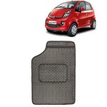 Kingsway Dotted Design Car Floor Foot Mats Universal Fit for Tata Nano, Model Year : 2008 Onwards, Water and Dustproof, Color Black, Set of 5 Pieces