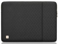 NIDOO 12 Inch Laptop Sleeve Case Protective Bag Cover for 13" MacBook Pro Air / 12.9" iPad Pro/Surface Pro 9 8 X 7+ 7 / Surface Laptop Go 2 / ThinkBook 13x / Latitude 7320 /XPS 13 Plus, Embossed Black