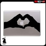 Vati Leaves Removable Lovely Snoopy Sitting Decal Sticker Skin Art Black for Apple Macbook Pro Air Mac 13" 15" inch/Unibody 13" 15"Inch Laptop