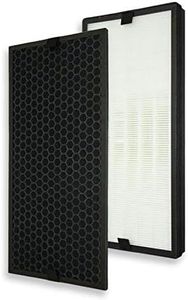 PUREBURG Filtro HEPA de Repuesto + Filtro de carbón Activado Compatible con el purificador de Aire Puro Intense de Rowenta PU40XX Series PU4010 PU4015 PU4020 PU4025