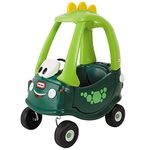 little tikes 174100E3 Cosy Coupe Dino-Push Car Kids Games-with Functional Doors, Removable Floor & 1 Horn-Encourages Creative Play, 18 Months to 5 Years, L