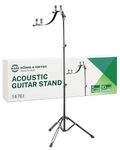K&M Stands 14761 Black Performer Guitar Stand for Acoustic Guitars