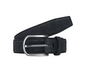 Flippysustainables Dune Belt for Men Vegan Natural Cork Leather | 7 Hole Count (Black, 28 Inches 80 cm)