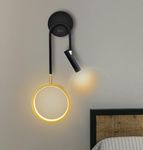 Smartway- 16 watt Night Reader LED Wall Lamp Bedside, Focus Led (Warm White + Cold White + Natural White) Three Colour-Metal