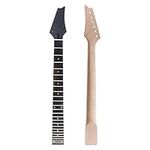 Electric Guitar Neck Maple Head Rosewood Fretboard 24 Fret for IBZ Parts Replacement Black