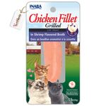 Inaba Premium Flavour Packed Cat Treats - Made in Thailand X Tails Nation (Chicken Fillet Grilled in Shrimp Broth, Pack of 6) Vitamin E Added