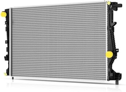 DWVO Radiator Complete Radiator Compatible with 2014 2015 2016 2017 2018 Jeep Cherokee L4 2.4L V6 3.2L, Compatible with 2015-2017 Chrysler 200 L4 2.4L V6 3.6L, CU13400