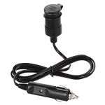 SPARKEL 12V Car Cigarette Lighter Socket Extension Cable 2.0M Male to Female