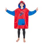 Marvel Spiderman Oversized Blanket Hoodie for Kids and Teens