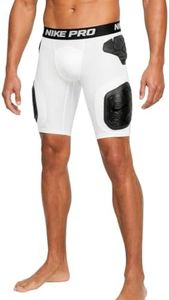 Nike Pro Hyperstrong 5-Pad Football Girdle (White, Medium)
