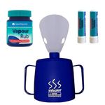 Ultimate Sinus Relief Bundle: Medisure Steam Inhaler, Healthpoint Vapour Rub, and Healthpoint Nasal Inhalers - Perfect for Cold and Flu, Sinusitis Treatment, and Blocked Nose Relief