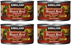 Kirkland Signature Roast Beef NET WT 12 oz (pack of 4).