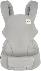 Baby Tula Explore Carriers - Breathable Baby Carrier Newborn to Toddler - Adjustable Toddler Carrier - Multiple Ergonomic Positions Front and Back - Ergonomic Fit for 7-45 lb - Mesh, Overcast