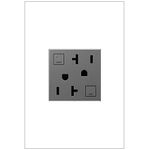 Adorne Magnesium Tamper-Resistant 20A GFCI Wall Outlet