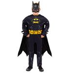 (PKT) (9913333) Child Boys Batman Comic Muscle Chest Costume (4-6yr)