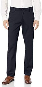 Dockers Men's Slim Fit Easy Khaki Pants, Dockers Navy, 34W x 30L