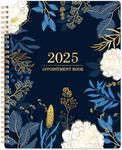 2025 Appointment Book - Weekly Appointment Book 2025, Jan 2025 - Dec 2025, 2025 Planner, 8" x 10", Daily/Hourly Planner 2025 wtih Tabs, Half Hour (30 Mins) Interval, Lay-Flat