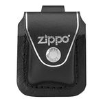 Zippo Loop Lighter Pouch | Fits All Zippo Windproof Lighters | Lighter Carrying Pouch| Belt Lighter Pouch | Zippo Lighter Accessories, Black