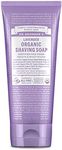 Dr. Bronner's - Organic Shaving Soap (Lavender, 207 mL) - Certified Organic, Sugar and Shikakai Powder, Soothes and Moisturizes for Close Comfortable Shave, Use on Face, Underarms and Legs