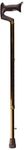 PCP Mobility Adjustable Cane, Aluminum, Orthopedic Handle, Bronze Ice Cane, 3/4-Inch Tip Size