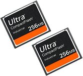 CF Card 256MB Ultra Compact Flash Memory Card 256MB Industrial for DSLR Camera Card (2PACK)