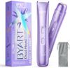 Bikini Trimmer for Women Dual Head – IPX7 Waterproof & Painless Electric Razor for Pubic Hair, Face, Legs, Underarms – Portable Cordless Shaver with Clipper Combs, Teen Girl Gifts Trendy Stuff, Purple