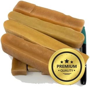 Himalayan Yak Cheese Dog Chew - Himalayan Dog Chew - PSS - (SMALL-MEDIUM-LARGE-EXTRA LARGE-JUMBO) (Large 4 Pack) - Cheese Bones For Dogs - Yak Cheese - Dog Chew - Cheese Bone - Himalayan Yak Milk - Long Lasting Dog Chew for Aggressive Chewers - Sherpa Chew - Cheese Bone - Fromage De Yak Pour Chien - Yak Cheese