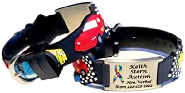 Personalized Autism Medical Alert ID Bracelet Custom Engraved Free - Ships from USA