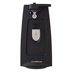 Tower T19031RG Cavaletto 3-in-1 Electric Can Opener with Knife Sharpener and Bottle Opener, 70W, Black and Rose Gold