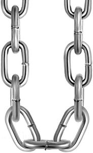 Vevor Grade 30 Chain 45367 Inch by 100Ft Length Grade 30 Proof Coil Chain Zinc Plated Grade 30 Chain for Towing Logging Agriculture and Guard Rails: Industrial & Scientific