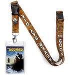 Ata-Boy Goonies Lanyard Badge Holder, Goonies Movie Lanyards for ID Badges - Goonies Gifts & Merchandise…, Black, One Size