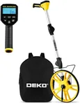 Measuring Wheel: DEKOPRO 4V Digital Measuring Wheel in Feet, 12.5 Inch 99,999Ft/ 99,999M Digital Display Folding Wheel Measurement Roller with Storage Bag
