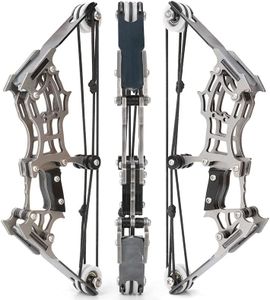 Mini Compound Bow and Arrows Set for Target Shooting, Arrows Set for Target Shooting Hunting Games Pocket Bow