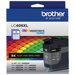 Brother Genuine LC406XLBKS INKvestment Tank High-Yield Black Ink Cartridge