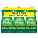 Palmolive Essential Clean Dish Soap, Original Scent 828ml (Triple Pack) - Biodegradable, Phosphate & Residue-Free Liquid Dish Soap - Removes Grease & Grimes from Dishes