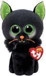 Ty Oleander Cat Green Beanie Boo Regular | Halloween 2022 Beanie Baby Soft Plush Toy | Collectible Cuddly Stuffed Teddy