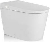 ALPHA BIDET UXT Pearl Bidet Toilet Combination | 1.28GPF Smart Toilet w/Next Gen Bidet | ADA Chair Height | Automatic Lid and Seat | Automatic Flushing | Endless Warm Water | 3 Year Warranty