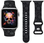 Wearlizer Halloween Skull Engraved 