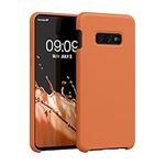 kwmobile Case Compatible with Samsung Galaxy S10e Case - TPU Silicone Phone Cover with Soft Finish - Warm Apricot